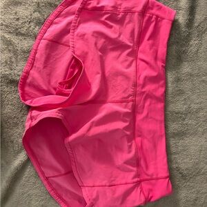 lululemon low rise speed up shorts